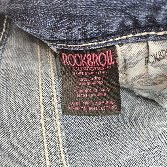 Rock & Roll Cowgirl Boyfriend Jeans 30x30 - Picture 8 of 13